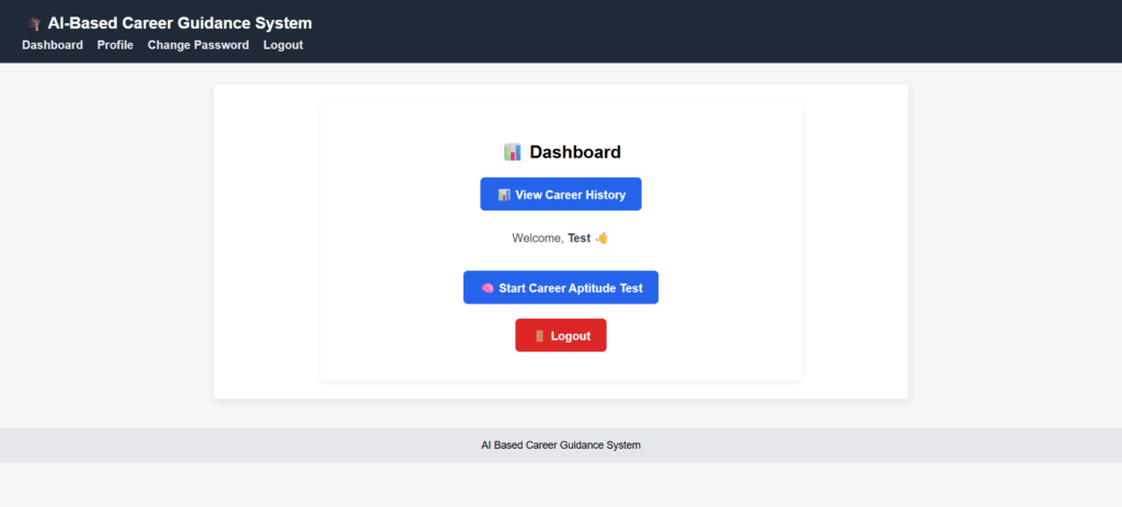 AI-Based-Career-Guidance-System-Python-ML-User-Dashboard