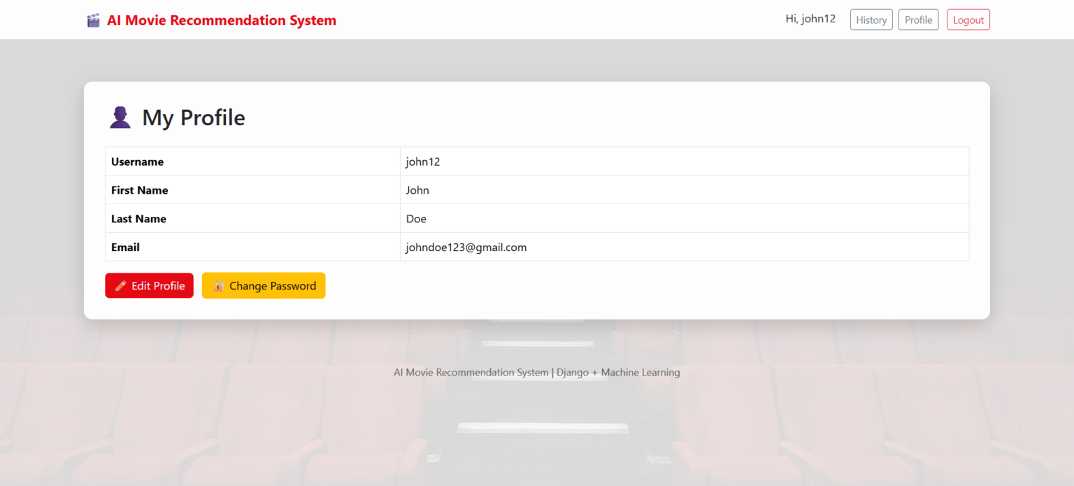 movie recommendation system | python machine learning... AI Movie Recommendation System using Python Machine Learning | AI Movie ...
