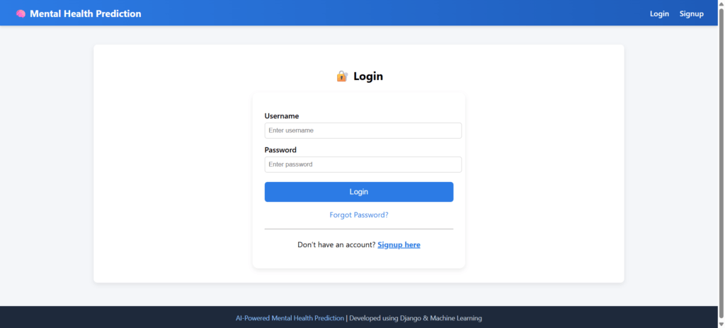Mental-Health-Prediction-System-ML_Login