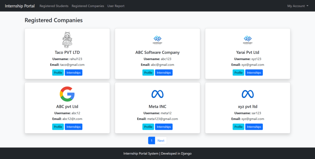 Internship-Portal-Python-Django-Registered-Companies