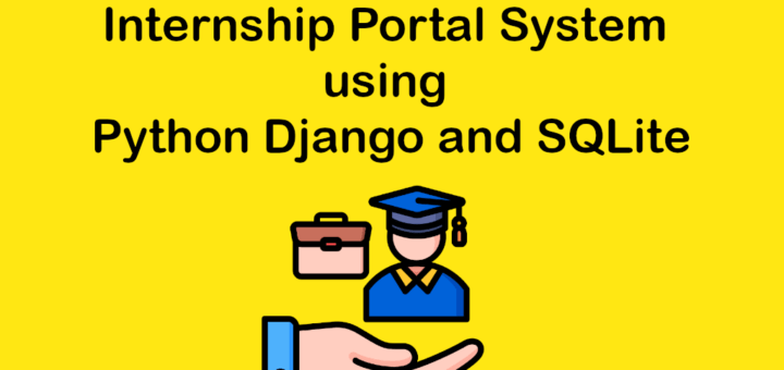 Internship Portal System using Python Django and SQLite-project