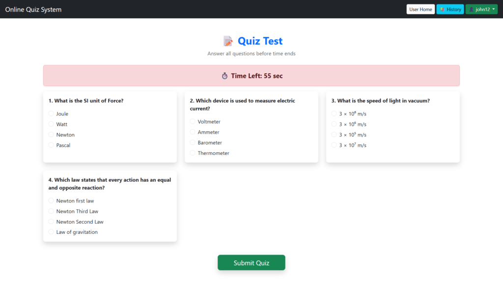 Online-Quiz-System-Python-Django-Quiz