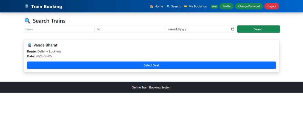 Online-Train-booking-PHP-Search-Train
