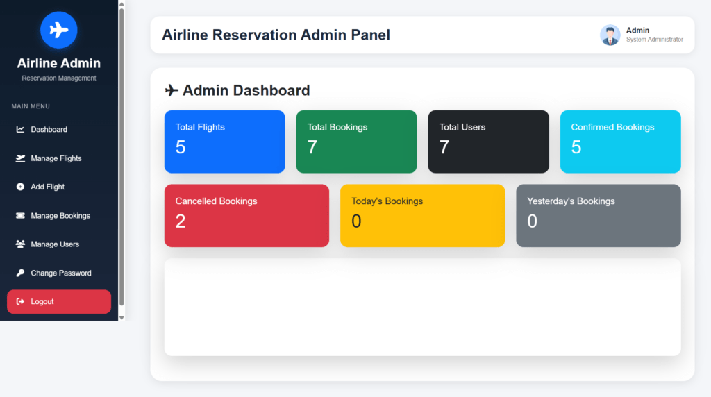 Airline-Reservation-Booking-System-Python-Django-Admin-Dashboard