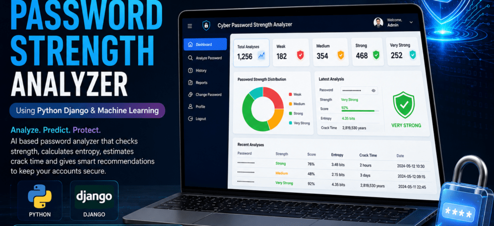 AI-Powered Password Strength Analyser Using Python, Django & Machine Learning